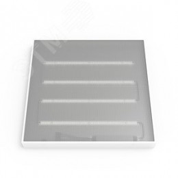 Светильник светодиодный ДВО 30 Вт 3700 лм 4000К AC 220В IP40 588х588х50мм призма для потолков Грильято (планки крепления в комплекте) CRI>80Ra MiR Gauss