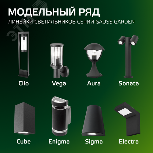Светильник архитектурный светодиодный ДБУ 10 Вт 600 лм 4000К AC 220В IP54 100х100х160мм Electra