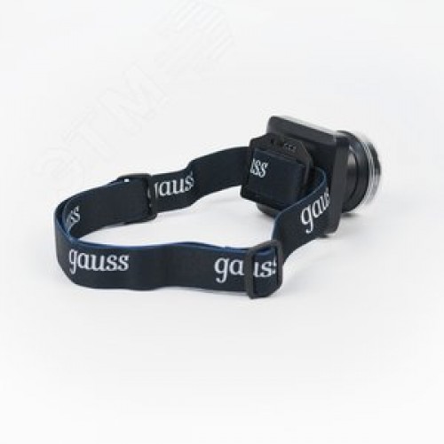 Фонарь светодиодный налобный 5 Вт 100 лм черный IP64 аккумуляторныйуляторный Li-ion 3000мАч диммируемый GFL