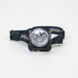 Фонарь светодиодный налобный 5 Вт 100 лм черный IP64 аккумуляторныйуляторный Li-ion 3000мАч диммируемый GFL