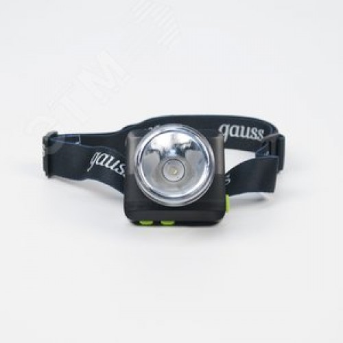 Фонарь светодиодный налобный 5 Вт 100 лм черный IP64 аккумуляторныйуляторный Li-ion 3000мАч диммируемый GFL