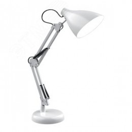 Светильник настольный под лампу E27 AC 220В Белый IP20 струбцина и основание GTL Gauss