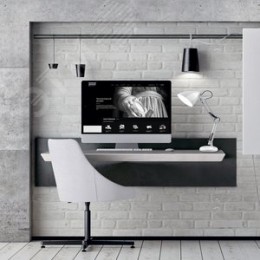 Светильник настольный под лампу E27 AC 220В Белый IP20 струбцина и основание GTL Gauss