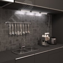 Светильник линейный светодиодный ДБО 5 Вт 400 лм 6500К AC 220В IP20 310х22х33мм TL Elementary