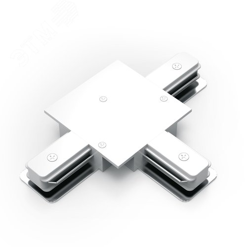 Коннектор для встраиваемых трековых шинопроводов AC 220В Белый IP20 Т-образный Track