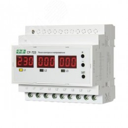 Реле контроля напряжения трехфазное многофункциональное CP-723 CP-723-63A