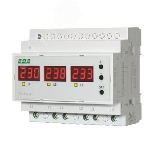 Реле контроля напряжения трехфазное многофункциональное CP-723-3 CP-723-40A