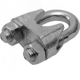 Зажим стальной 19мм DIN741 для троса