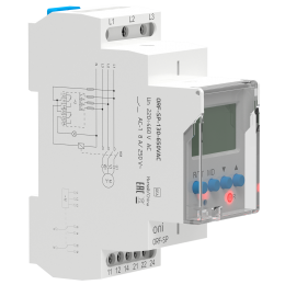 Реле контроля фаз ORF-SP 3 фазы 2 контакта 130-650В AC ONI