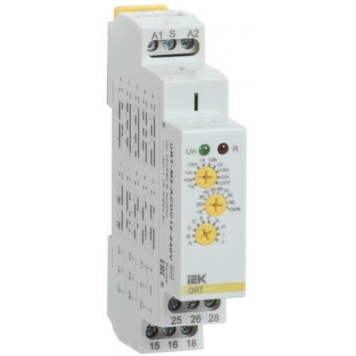 Реле времени ORT многофункциональное 2 контакта 12-240В AC/DC IEK