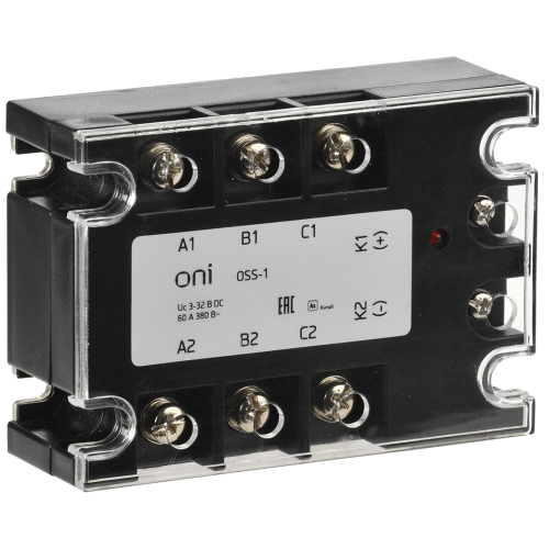 Реле твердотельное OSS-1 60А 380В AC 3-32В DC ONI