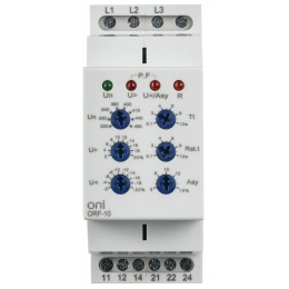 Реле контроля фаз ORF-10 3 фазы 2 контакта 220-460В AC ONI