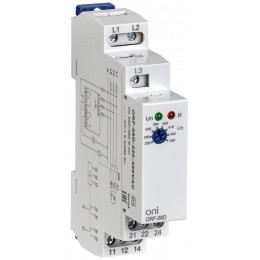 Реле контроля фаз ORF-08D 3 фазы 2 контакта 220-460В AC ONI