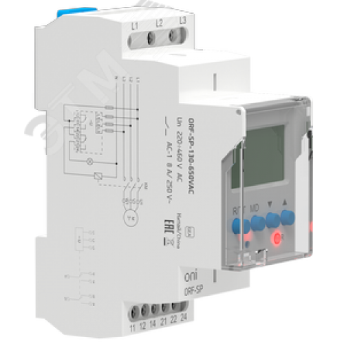 Реле фаз ORF-SP трехфазный контакта 130-650В AC