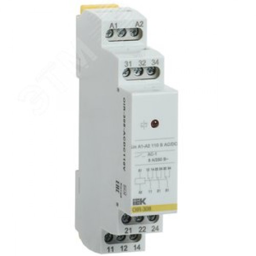 Реле промежуточное OIR 3 контакта (8А) 110 В AC/DC