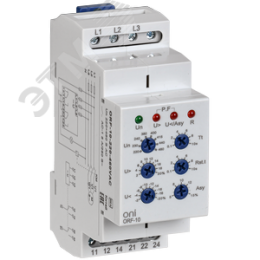 Реле контроля фаз ORF-10 3 фазы 2 контакта 220-460В AC ONI