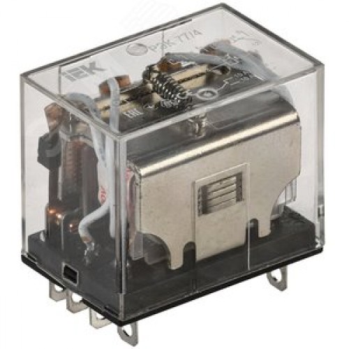 Реле промежуточное 10А 220 В 4 переключающих контакта РЭК77/4 без розетки