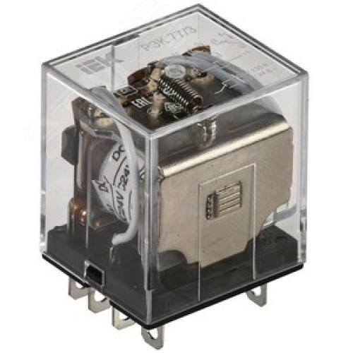 Реле промежуточное 10А 24 В 3 переключающих контакта РЭК77/3 без розетки