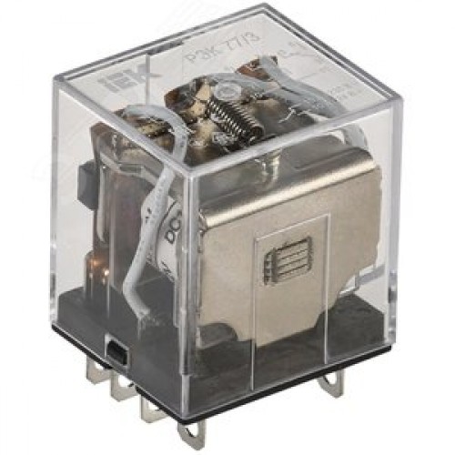 Реле промежуточное 10А 12 В 3 переключающих контакта РЭК77/3 без розетки