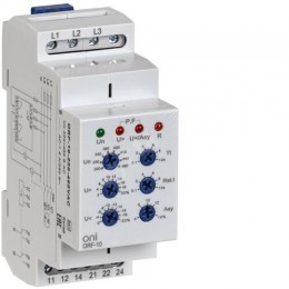 Реле контроля фаз ORF-10 3 фазы 2 контакта 220-460В AC ONI