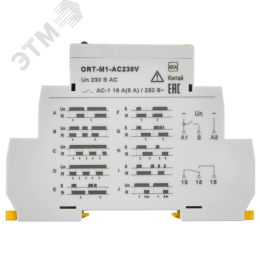 Реле времени ORT многофункциональное 1 контакт 230 В AС