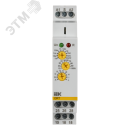 Реле времени ORT многофункциональное 2 контакта 12-240 В AC/DC