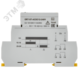 Реле пуска звезда/треугольник ORT.12-230 В AC/DC