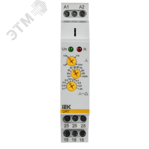 Реле пуска звезда/треугольник ORT.12-230 В AC/DC