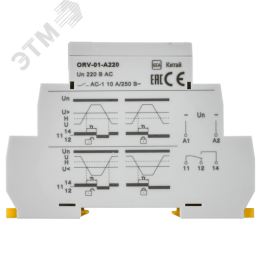 Реле напряжения ORV однофазное 220 В AC
