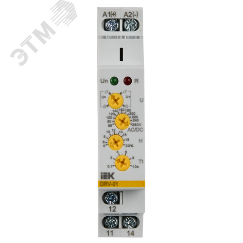Реле напряжения ORV однофазное 110-240 В AC/DC