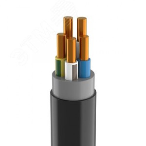 Кабель силовой ППГнг(А)-HF 5х2,5 ок(N,PE)-0,66(100м)