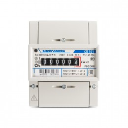Счетчик электроэнергии CE101 R5 145 M6 однофазный однотарифный, 560, класс точности 1.0, D, ЭМОУ