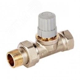 Клапан термостатический для центральных систем отопления прямой ROYAL THERMO 1/2' Click