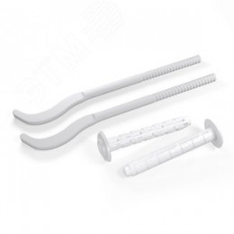 Кронштейны для радиатора штыревые плоские с дюбелями 7.2х170мм (комплект)