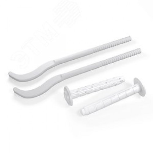 Кронштейны для радиатора штыревые плоские с дюбелями 7.2х170мм (комплект)