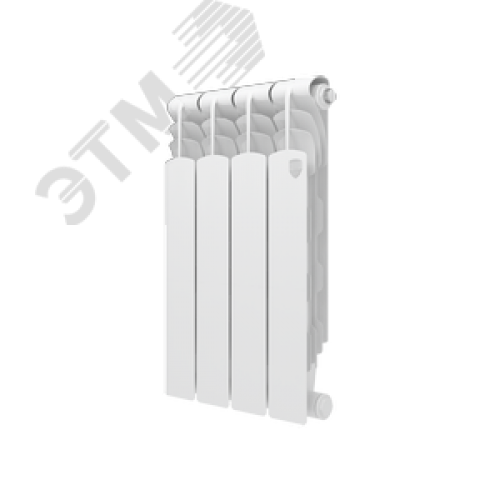 Радиатор биметаллический секционный Bimetall 500/80/4 боковое подключение 640Вт