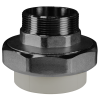 Муфта разъемная 32x3/4' НР комбинированная, полипропиленовая PPR американка, серая