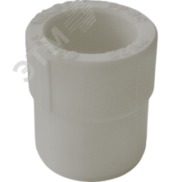 Муфта переходная 25x20 ВН полипропиленовая PPR серая