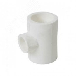 Тройник переходной 40x25x40 мм полипропиленовый PPR белый