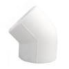 Угольник 40 мм 45 град., полипропиленовый PPR, белый