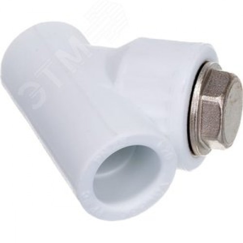 Фильтр сетчатый 25х3/4' ВВ косой, полипропиленовый PPR белый