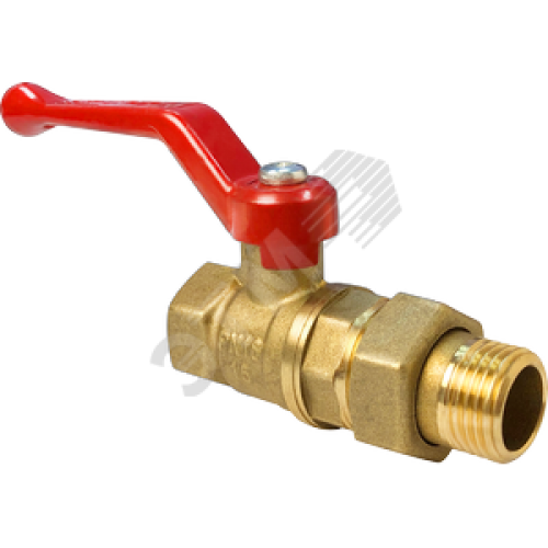 Кран шаровой со сгоном OPTIMA 11Б27фт1М 1/2' ВН ручка рычаг