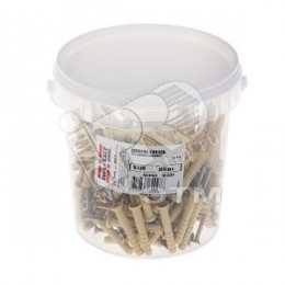 Дюбель-гвоздь 6х40 потайной бортик, нейлон (150шт)