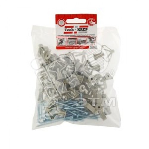 Дюбель бабочка 10х50 с шурупом 4х60 (40шт)