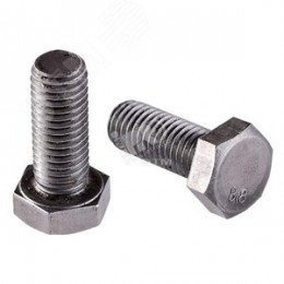 Болт DIN933 М10х35 шестигранная голова полная резьба оцинкованный