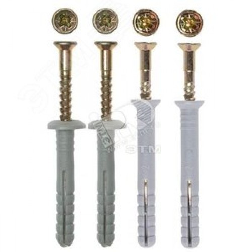 Дюбель-гвоздь 6х60 SM-L потайной бортик, полипропилен (1500шт)