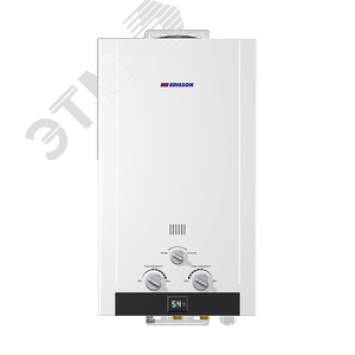 Водонагреватель газовый Edisson HEAT H 20 D 10 л/мин с электророзжигом