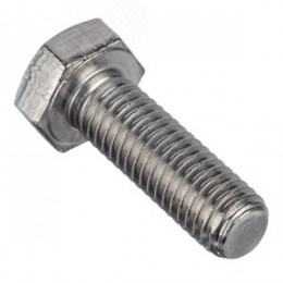 Болт DIN933 М5х40 шестигранная голова полная      резьба оцинкованный