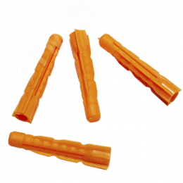 Дюбель универсальный 6х37 без бортика полипропилен