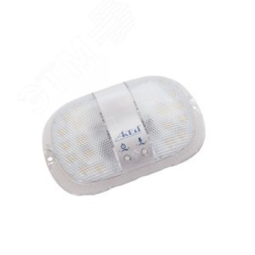 Светильник светодиодный Персей 8Вт, 8 00Лм, 220В с оптико-акустическим датчиком, многорежимный, регулировка акуст. датчика и времени свечения, защита от краж, антивандальный